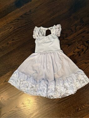 Weissman Pale Blue Lace & Tulle Dance Costume Dress